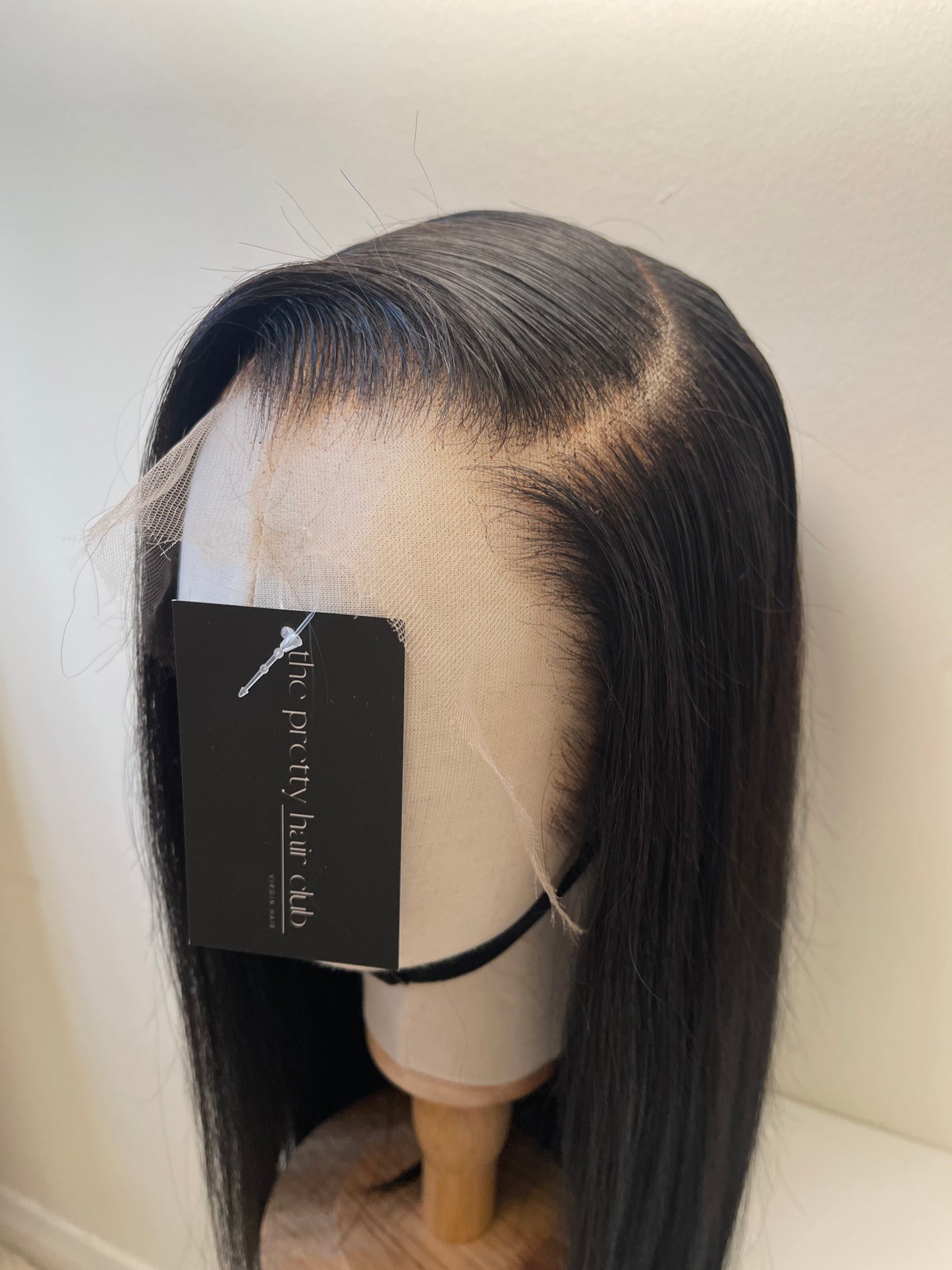 **READY TO SHIP** 14" 13x6 JET BLACK SIDE PART BOB